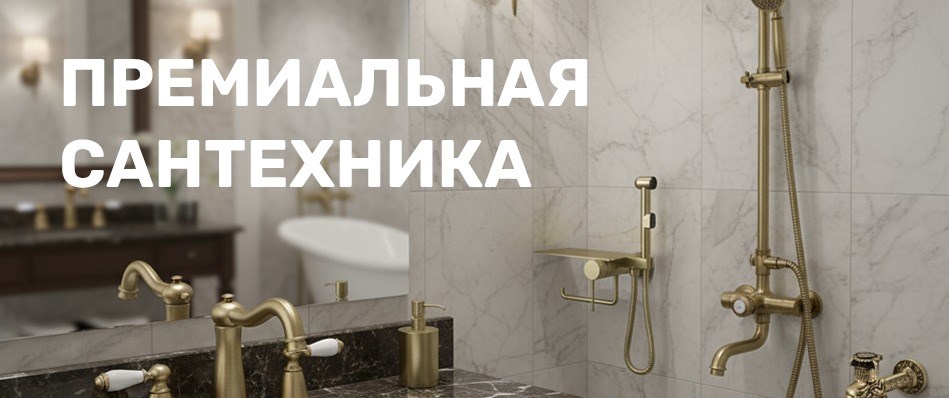 Bronze De Luxe — дизайнерская сантехника для тех, кто выбирает стиль и качество