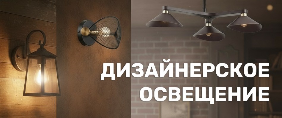 Дизайнерские освещение Лофт