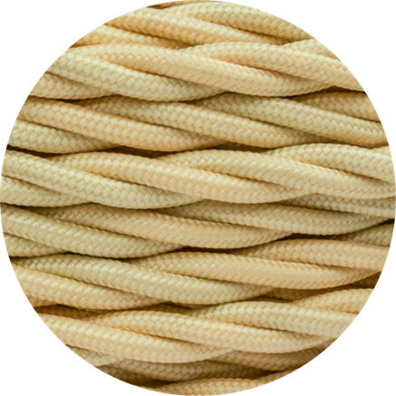 Витой ретро провод Песочное золото BIRONI B1-424-719