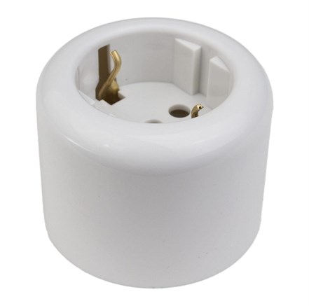 Розетка 1-местная, 220B, Schuco, пластик, белый, Jantera, JAD.1L61.PG00 - фото 110476