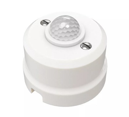 Датчик движения HB-PIR-40 ИК в корпусе, цвет - белый GE70471-01 - фото 111211
