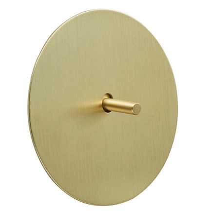 Выключатель 1-тумблерный, перекрестный, золото, Salvador, EU040104B03