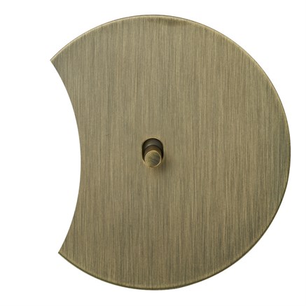 1 клавишный выключатель проходной, бронза, Salvador, EU030203B01 - фото 111592