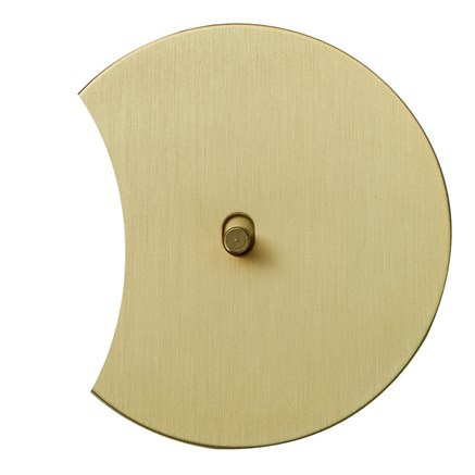 1 клавишный выключатель проходной, золото, Salvador, EU040204B01 - фото 111607