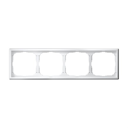 ARTGALLERY 4-постовая РАМКА, универсальная, БЕЛЫЙ Systeme Electric GAL000104 - фото 111680