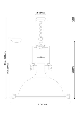 Подвесная люстра Lucia Tucci INDUSTRIAL 093 - фото 38474