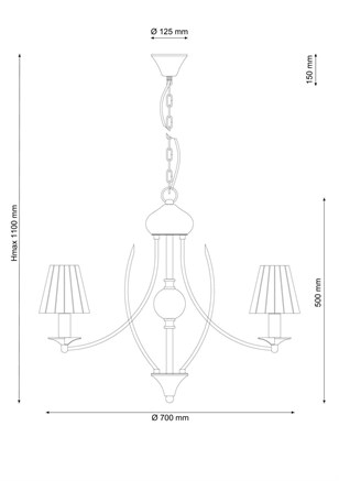 Подвесная люстра Lucia Tucci MILANO 115.6 - фото 38549