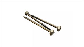 Саморез 4*70 для двойного изолятора, цвет - тёмная бронза, серия «МезонинЪ» GE30022‑38