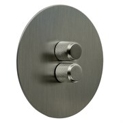 Двойной диммер, никель, Salvador, EU010110