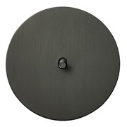 Выключатель 1-тумблерный проходной, антрацит, Salvador, EU020102B01