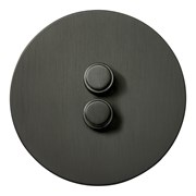 Двойной диммер, антрацит, Salvador, EU020110