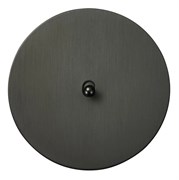 Выключатель 1-тумблерный проходной, антрацит, Salvador, EU020102A01