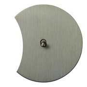 1 клавишный выключатель проходной, никель, Salvador, EU010201A01