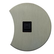 Компьютерная розетка RJ45, никель, Salvador, EU010206