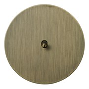 Выключатель 1-тумблерный проходной, бронза, Salvador, EU030103A01