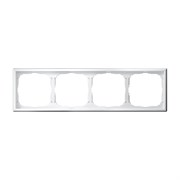 ARTGALLERY 4-постовая РАМКА, универсальная, БЕЛЫЙ Systeme Electric GAL000104
