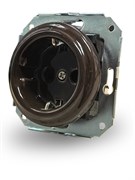 Розетка керамическая встраиваемая коричневая, Edisel Presto, 3596364403