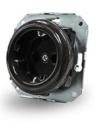 Розетка керамическая встраиваемая черная, Edisel Presto, 3596364490