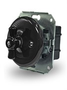 Выключатель 1кл.проходной керамический встраиваемый черный, Edisel Presto, 3596412486