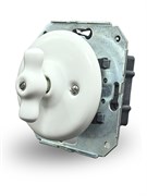 Выключатель 2кл.керамический встраиваемый белый, Edisel Presto, 3618399402