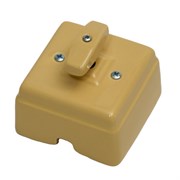 Выключатель поворотный керамический серии "КРОМ" (песочный), Interior Electric, ВПКК/04