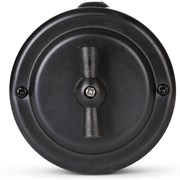 Выключатель ретро поворотный 2 кл. Черный "Антрацит" VINTAGE-BRASS 30201-9