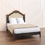 Кровать с мягким изголовьем 120*200 W212BL, Алетан