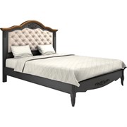 Кровать с мягким изголовьем 160*200 W216BL, Алетан
