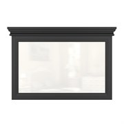 Зеркало прямоугольное (горизонтальное) Тесоро черное T104BL, Алетан