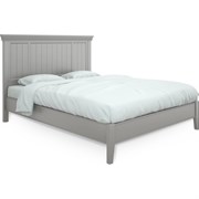Кровать с жесткой спинкой 120x200 Тесоро серая T202G, Алетан