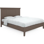 Кровать с жесткой спинкой 120x200 Тесоро коричневая T202Q, Алетан