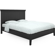 Кровать с жесткой спинкой 120x200 Тесоро черная T202BL, Алетан