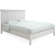 Кровать с жесткой спинкой 180x200 Тесоро белая T208W, Алетан