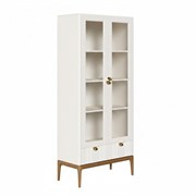 Библиотека(бока глухие) BR604W White, Алетан