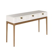 Стол-консоль 3 ящика BR903W White, Алетан