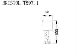 Настольная лампа Lucia Tucci BRISTOL T897.1