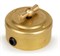 Переключатель ретро поворотный 1 кл. "Gold" VINTAGE-BRASS 30101-6 Переключатель ретро поворотный 1 кл. "Gold" VINTAGE-BRASS 30101-6