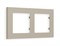 AF220362 Рамка ALFA Techno (Серо-бежевый матовый) 2-ая, AMBRELLA VOLT, AF220362 - фото 106803