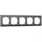 Рамка на 5 постов Stark (графит матовый), Werkel, W0051864 - фото 110834