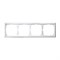 ARTGALLERY 4-постовая РАМКА, универсальная, БЕЛЫЙ Systeme Electric GAL000104 - фото 111680