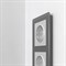 Рамка на 2 поста Acrylic (графит), Werkel, W0022704 - фото 113406