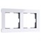 Рамка на 2 поста Acrylic (белый), Werkel, W0022701 - фото 113439