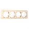 Рамка на 4 поста Elite (айвори, стекло), Werkel, W0042443 - фото 113660