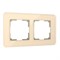 Рамка на 2 поста Elite (айвори, стекло), Werkel, W0022443 - фото 113666