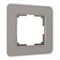 Рамка на 1 пост Elite (дымчатый, стекло), Werkel, W0012417 - фото 113711