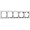 Рамка на 5 постов Snabb (белыйхром), Werkel, W0051901 - фото 114336