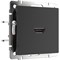 Розетка HDMI (черный матовый), Werkel, W1186008 - фото 114529