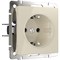 Розетка с заземлением (слоновая кость), Werkel, W1171003 - фото 114645