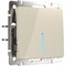Выключатель одноклавишный с подсветкой (слоновая кость), Werkel, W1110103 - фото 114696