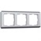 Рамка на 3 поста Stream (серебряный), Werkel, W0032106 - фото 115174